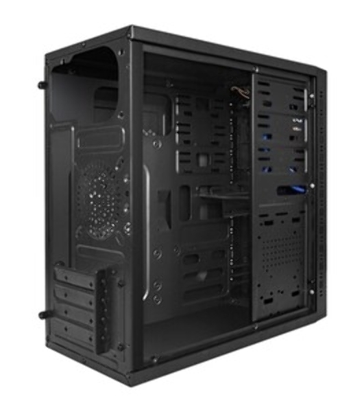 Компьютерный корпус Minitower ExeGate EX272745RUS QA-412U Black, mATX, (XP400, Black, 120мм), 2хUSB+2хUSB 3.0, Audio