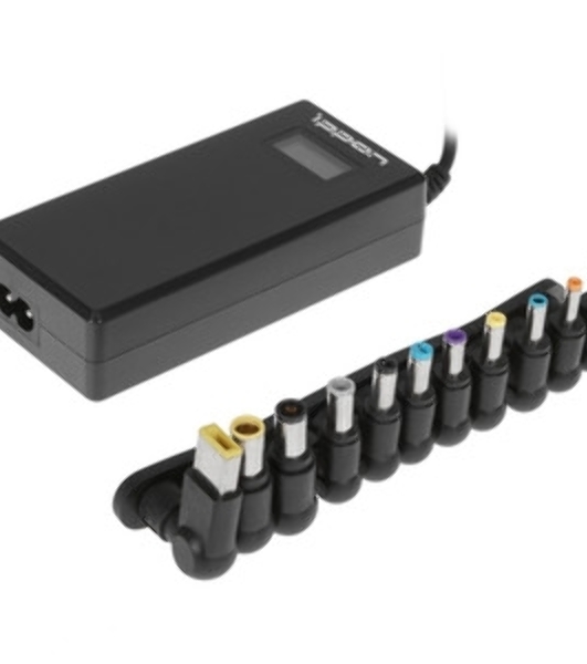 Блок питания Ippon D65U автоматический 65W 15V-19.5V 8-connectors 1.5A 1xUSB 2.1A от бытовой электросети LСD индикатор