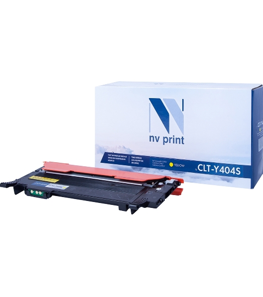 Картридж лазерный NVPrint совместимый Samsung CLT-Y404S Yellow для SL-C430/C430W/C480/C480W/C480FW (1000k)
