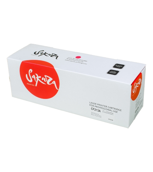 Картридж лазерный Sakura CF213A для HP LJ Pro M251/M276, пурпурный, 1800 к.