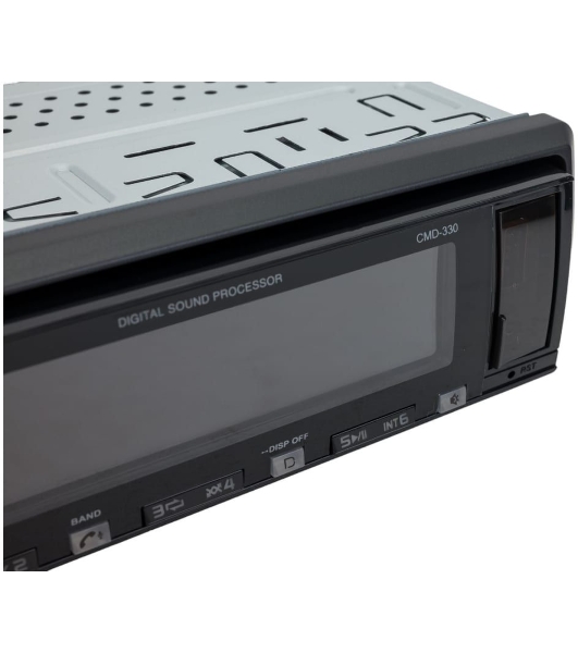 Автомагнитола Prology CMD-330, 1 DIN, Bluetooth, USB Type-A, AUX, пульт ДУ