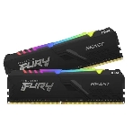 Оперативная память Kingston Fury Beast, DDR4, 32GB (2x16GB), 3200MHz, CL16, DIMM, с радиатором, RGB, черный, фото9