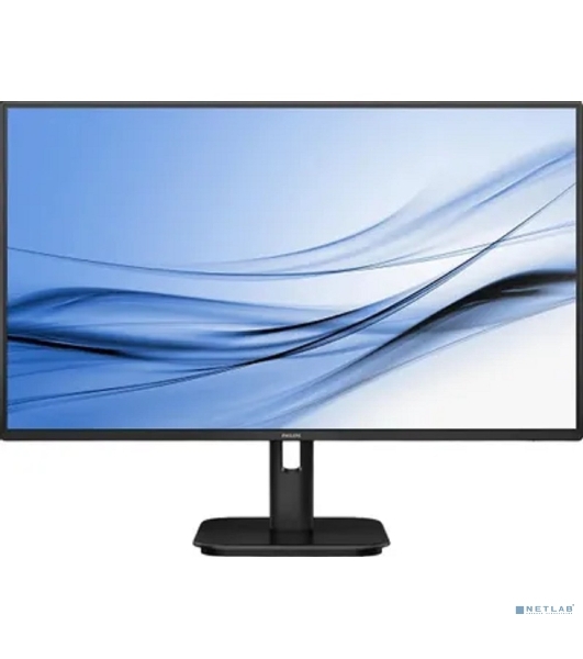 Монитор 27' Philips 27E1N1200A IPS 1920x1080, 100 Гц, 4 мс, 16:9, 300 кд/м², HDMI 1.4, DP 1.2, VGA, 3.5 мм, динамики (2x2 Вт), черный