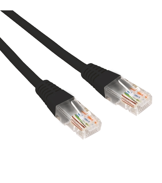 Патч-корд U/UTP Rexant cat.6, RJ45-RJ45, неэкранированный, 26AWG, LSZH, черный, 0.3 м