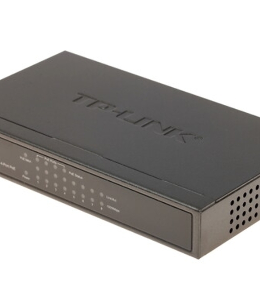 Коммутатор TP-LINK SMB TL-SG1008 8-port Gigabit Switch, 1U rack-mountable steel case