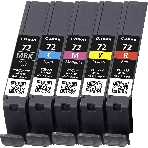 Картридж струйный CANON PGI-72 MBK/C/M/Y/R MULTIPACK (1640 стр. 13 мл) для CANON PRO-10, фото5