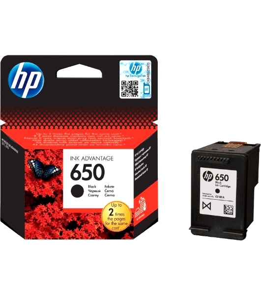 Картридж струйный HP 650 CZ101AE черный для HP DJ IA 2515