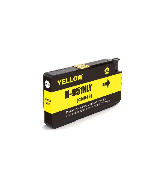 Картридж струйный NVPrint 951XL (NV-CN048AE) желтый для HP OfficejetPro 2251/276/8100/8615/8616/8600/8610/8620/8630/8640/8650/8660 (30 мл) cовместимый