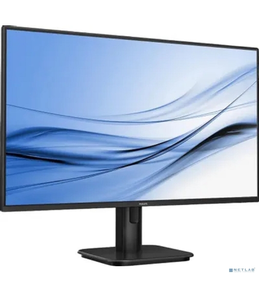 Монитор 27' Philips 27E1N1200A IPS 1920x1080, 100 Гц, 4 мс, 16:9, 300 кд/м², HDMI 1.4, DP 1.2, VGA, 3.5 мм, динамики (2x2 Вт), черный