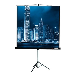 Экран на треноге Lumien 203x203см Master View LMV-100109 1:1 напольный рулонный
