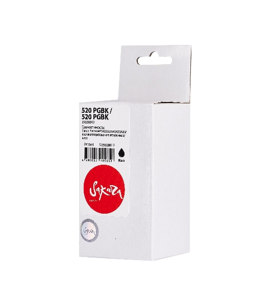 Набор струйных картриджей Sakura 2932B012 (520 PG Black/520 PG Black) для Canon, черный, 16x2 мл., 340 к.