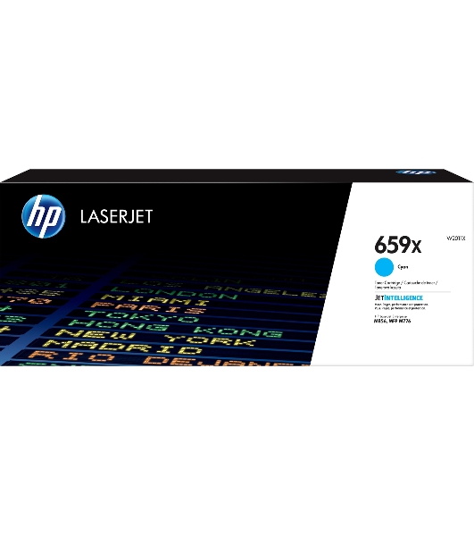 Картридж лазерный HP 659X W2011X голубой для HP LJ M856/M776 (29000 стр.)