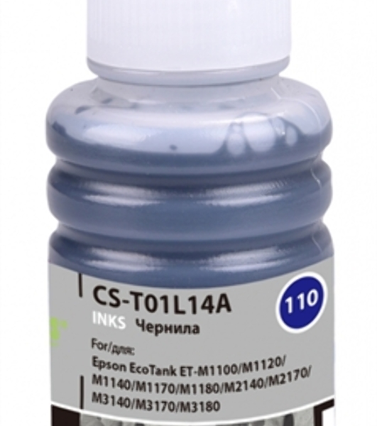 Чернила Cactus CS-T01L14A черный70мл для Epson M1100/M1120/M1170/M2140/M2170