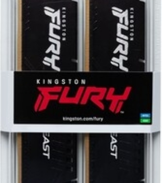 Оперативная память Kingston Fury Beast, DDR5, 64Gb (2x32 GB), 5600 MHz, CL36, радиатор, черный