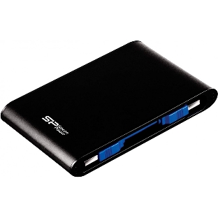 Внешний HDD 2.5' Silicon Power Armor A80, 2TB, USB 3.2 Gen 1 Type-A, 5400 rpm, черный