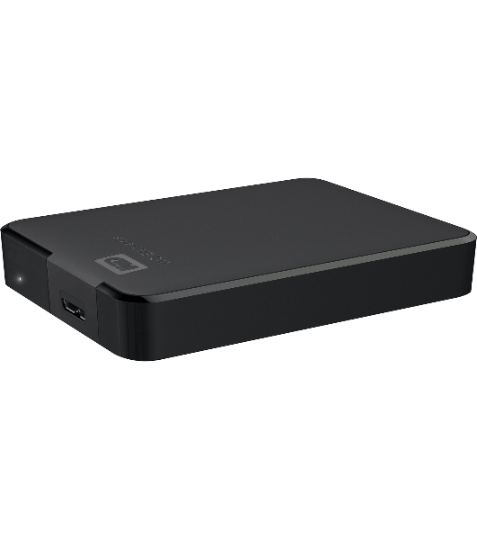 Внешний HDD 2.5' Western Digital Elements Portable, 4TB, USB 3.2 Gen 1 Type-A, 5400 rpm, черный
