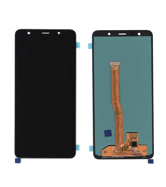 Дисплей для Samsung Galaxy A7 SM-A750F (2018) (OLED Full Size) черный