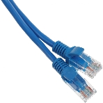 Патч-корд UTP Cablexpert cat.5e, 0.5м, литой, многожильный, синий, фото5