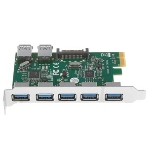 Контроллер ExeGate EXE-317 PCI-E 2.0, 5*USB 3.0 ext + 2*USB 3.0 int, разъем доп.питания (OEM), фото11