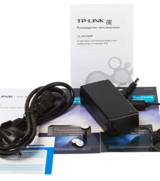 Коммутатор TP-LINK SMB TL-SG1008 8-port Gigabit Switch, 1U rack-mountable steel case