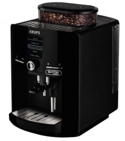 Кофемашина Krups Espresseria EA82F010 1450Вт черный/нержавеющая сталь