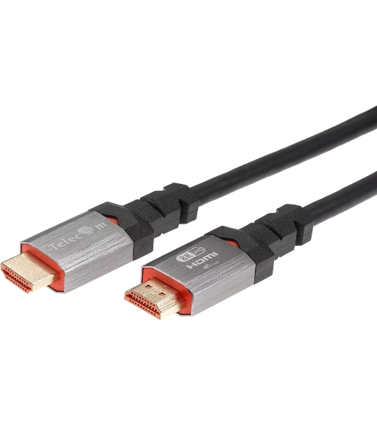 Кабель Telecom HDMI 19M/M,ver. 2.1, 8K@60 Hz 2m метал разъемы