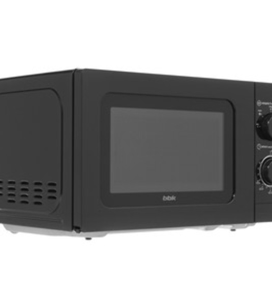 Микроволновая печь BBK 20MWS-717M/B черный, 20 л, 700 Вт, переключатели - поворотный механизм