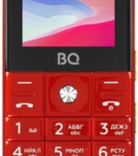 Мобильный телефон BQ 2006 Comfort красный/черный