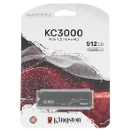 Накопитель SSD Kingston 512Gb M.2 KC3000 SKC3000S/512G (PCI-E 4.0 x4, up to 7000/3900Mbs, 3D TLC, NVMe, 400TbW, Phison E18, 22х80мм, LP heatsink), фото19