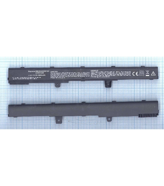 Аккумуляторная батарея для ноутбука Asus X441CA X551CA 14.8V 2600mAh OEM черный