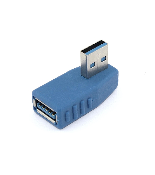 Угловой удлинитель USB Type A с поворотом влево