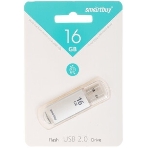 Флешка USB SmartBuy V-Cut Silver (SB16GbVC-S), 16Gb, USB 2.0, R/W 25/15, серебристый, фото4