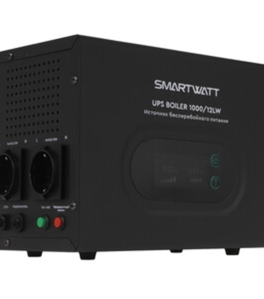 Источник бесперебойного питания Smartwatt Boiler 1000/12LW 600Вт 1000ВА черный