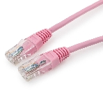 Патч-корд UTP Cablexpert cat.5e, 0.25м, литой, многожильный, розовый, фото2