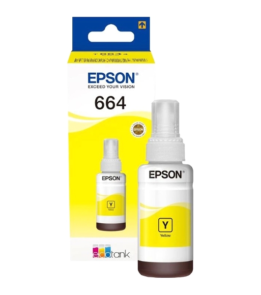 Чернила для Epson C13T66444A Epson L100 (yellow) 70 мл