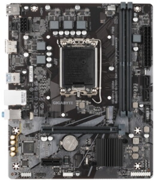 Материнская плата Gigabyte H610M S2H V2, LGA 1700, Intel H610, 2xDDR5, 4xSATA, 1xM.2, 1xPCIe 4.0 x16, 1xPCIe x1, 1xHDMI, 2xDP, 1xD-Sub, 1x 1Gb LAN, 2xUSB-A 3.2 Gen 1, 4xUSB-A 2.0, 3x 3.5 мм, 7.1, mATX