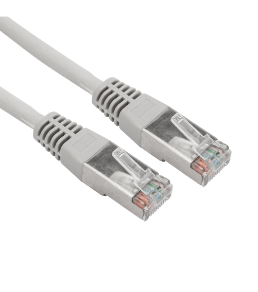 Патч-корд F/UTP Rexant cat.5e, RJ45-RJ45, 26AWG, ZH нг(А)-HF, серый, 0,5 м
