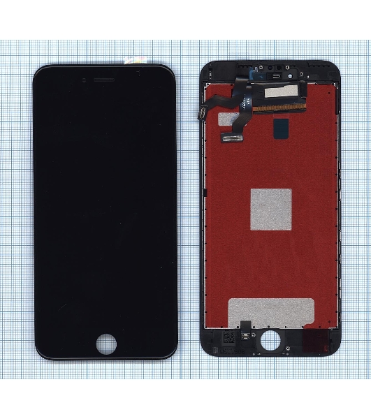 Дисплей для iPhone 6S Plus в сборе с тачскрином (Hancai) черный