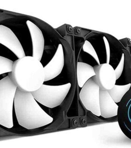 Система жидкостного охлаждения для ПК/Water Cooling System NZXT Kraken Elite 280 RGb (250W, 280мм, LED temp., Black/Fans: 2x140мм, 98.61CFM, 34.5dBA, 2000RPM/Pump height 65мм, 2800RPM, Rad thickness 27мм/S: 1851, 1700, 1200, 115X, AM5, AM4)