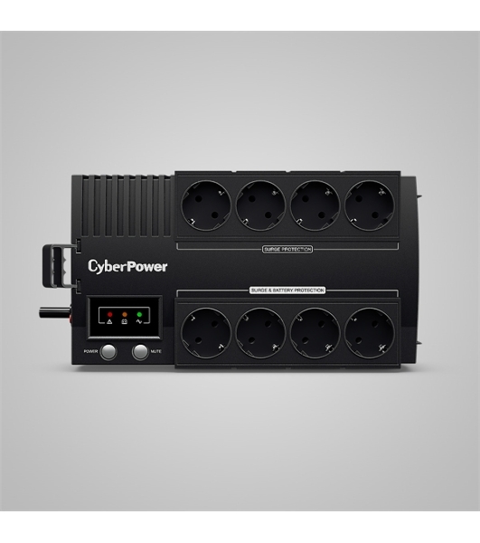 Источник бесперебойного питания CyberPower BS450E NEW/450 ВА/270 Вт/8 х CEE 7 (евророзетка)
