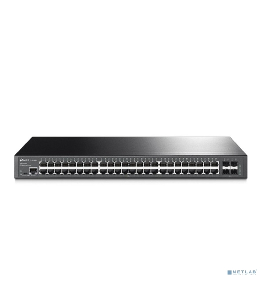 Коммутатор Jetstream 48-port gigabit L2+ managed switch with 4-gigabit uplink ports, 48 10/100/1000Mbps RJ-45 port, 4 1000Mbps SFP slots