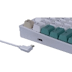Клавиатура беспроводная Defender REDRAGON VEIGAR USB, Bluetooth/Радиоканал, бело-голубая, фото9