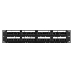 Патч-панель UTP 19' 48 port кат.5e ExeGate разъем KRONE&110 (dual IDC), 2U, фото8