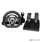 Игровой руль Dialog GW-135VR GranTourismo - эф.вибрации, 2 педали, рычаг ПП, PC USB, фото4