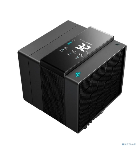 Кулер для процессора DEEPCOOL ASSASSIN IV VC VISION черный, 120 мм, алюминий/медь, 1800 об/мин, 29.3 дБ, 4 pin, 300 Вт, 172 мм