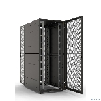 Шкаф серверный напольный ЦМО ШТК-С Проф, 48U, 2215х800х1130 мм (ВхШхГ), дверь: перфорация, боковая панель: сплошная, 2 части, сварной, цвет: черный, фото2
