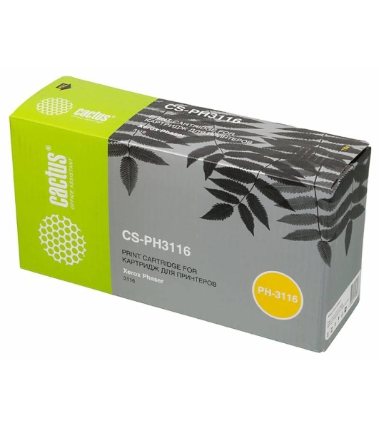 Картридж лазерный Cactus CS-PH3116 (109R00748) черный (3000 стр.) для Xerox Phaser 3116