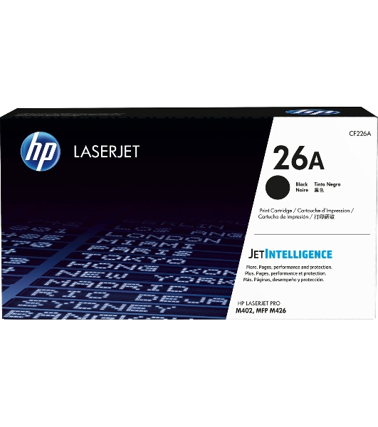Тонер Картридж HP 26A CF226A черный для HP LJ Pro M402/M426 (3100 стр.)