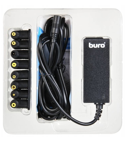 Блок питания Buro автоматический 40W 9.5V-20V 8-connectors от бытовой электросети LED индикатор