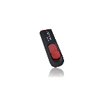 Флешка USB ADATA С008 (AC008-32G-RKD), 32Gb, USB 2.0, R/W 15/5, черный/красный, фото2